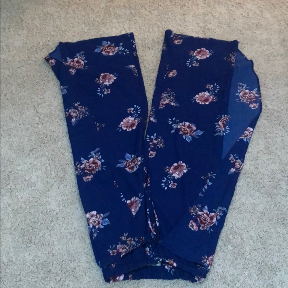 Flowy flower pants